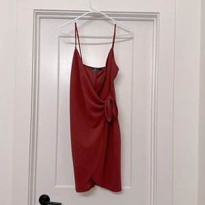 Rust Cocktail Dress